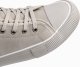 Ombre Wysokie buty męskie trampki z dekoracyjną lamówką  popielate V3 OM-FOTH-0158 44 2