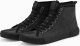 Ombre Męskie buty wysokie trampki z dekoracyjną cholewką  grafitowe V4 OM-FOTH-0158 46 2
