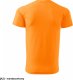 MALFINI Basic 129 - ADLER - Koszulka męska, 160 g/m2 - mandarynkowy 2XL 2