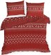 Eurofirany Posciel świąteczna z mikrowłókna NOEL 220X200 70X80X2 czerwona 1