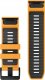Garmin Garmin QuickFit-Armband 26 mm Silikon Spark Orange/Graphit 2
