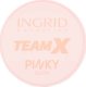 Ingrid Róż do twarzy polików makijażu Ingrid TEAM X Pinky 8g 2