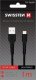 Kabel USB Swissten USB-A - Lightning 1 m Czarny (SW-BA-LIGH-3A-1M-BK) 5