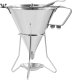 Royal Catering Dozownik pistolet lejek do sosów polew ze stali nierdzewnej + stojak 3 dysze 1.8 l Dozownik pistolet lejek do sosów polew ze stali nierdzewnej + stojak 3 dysze 1.8 l 5