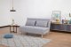 SIGNAL MEBLE Sofa rozkładana SPIKE II szara Signal 4