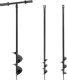 Hillvert Wiertnica świder ręczny do ziemi 3 wiertła śr. 80 mm 100 mm 150 mm gł. do 100 cm Wiertnica świder ręczny do ziemi 3 wiertła śr. 80 mm 100 mm 150 mm gł. do 100 cm 1