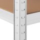MSW Regał magazynowy metalowy 5 półek 750 kg 120 x 40 x 180 cm szary 2