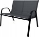 kontrast Zestaw mebli ogrodowych Marbella ławka 4 części szary 4