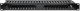 Organizer Qoltec Stalowy organizer kabli do szaf RACK 19" 24 porty 1U - czarny 1