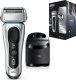 Braun Shaver 8390cc Cordless, Wet use, Lithium Ion, Number of shaver heads/blades 4, Srebrny 3