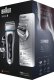 Braun Shaver 8390cc Cordless, Wet use, Lithium Ion, Number of shaver heads/blades 4, Srebrny 5