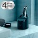 Braun Shaver 8390cc Cordless, Wet use, Lithium Ion, Number of shaver heads/blades 4, Srebrny 7