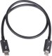 Sonnet 0.5m Thunderbolt 4 Cable 40Gb/s 100W - Black 1