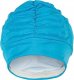 Fashy Ladies fabric swimcap with plastic lining and soft headband 3403 52 cyan blue 1