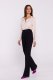 Stylove S371 Spodnie rozszerzane na dole - czarne (kolor czarny, rozmiar XL) 2