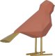 Atmosphera Figurka Origami Bird różowa 9