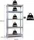 Funfit Regał metalowy magazynowy 180x90x40 cm 11