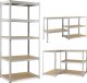 Funfit Regał metalowy magazynowy 180x90x40 cm 1