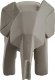 Atmosphera Figurka Elephant Origami szary 3