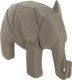 Atmosphera Figurka Elephant Origami szary 4