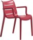 SCAB Design Krzesło Sunset czerwone SCAB z tworzywa 3