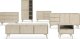 Intesi Komoda Sage Wood 3 szuflady, 1 szafka 5