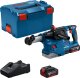 Młotowiertarka Bosch Bosch cordless hammer drill GBH 18V-22 Professional, 18Volt, with GDE 18V-12 (blue/black, 2x Li-ion battery 4.0Ah, in L-BOXX) 1