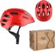 Nils Extreme Kask na rower rolki hulajnogę czerwony Nils Extreme mtw01 LED rozmiar XXS (42-48 cm) 1