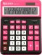 Kalkulator Eleven ELEVEN Kalkulator biurowy czarny CDC120BKRD białe i różowe klawisze oraz różowa ramka wokół wyświetlacza 2