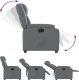 vidaXL vidaXL Elektryczny fotel rozkładany, szary, obity sztuczną skórą 7
