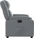 vidaXL vidaXL Elektryczny fotel rozkładany, szary, obity sztuczną skórą 10