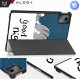 Etui na tablet Alogy Etui do Lenovo Tab M11 10.95" TB330FU / TB330XU / TB331FC obudowa na tablet Case Alogy Book Cover Sleeping Cat + Szkło + Rysik 2