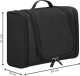 Springos Organizer podróżny na kosmetyki 24x21x10 cm kosmetyczka, torba wizażysty czarna UNIWERSALNY 8