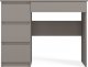 Biurko Topeshop Mijas Szare 98 cm x 51 cm 4