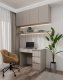 Biurko Topeshop Mijas Szare 98 cm x 51 cm 3