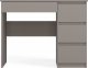Biurko Topeshop Mijas Szare 98 cm x 51 cm 4