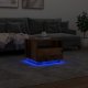vidaXL vidaXL Stolik kawowy z oświetleniem LED, stare drewno, 50x49x40 cm 5