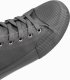 Ombre Męskie wysokie buty trampki z ozdobnym noskiem  szare V2 OM-FOTH-0157 46 1