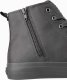 Ombre Męskie wysokie buty trampki z ozdobnym noskiem  szare V2 OM-FOTH-0157 46 4