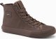 Ombre Wysokie męskie buty trampki z ozdobnym noskiem  brązowy V4 OM-FOTH-0157 46 6