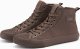 Ombre Wysokie męskie buty trampki z ozdobnym noskiem  brązowy V4 OM-FOTH-0157 46 7