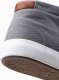 Ombre Wysokie męskie buty trampki z bawełnianego płótna  szare V3 OM-FOTH-0156 46 4