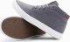 Ombre Wysokie męskie buty trampki z bawełnianego płótna  szare V3 OM-FOTH-0156 46 5