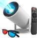 Projektor Retoo PROJEKTOR RZUTNIK WIFI ANDROID PRZENOŚNY OBROTOWY SMART 4K GŁOŚNIK BLUETOOTH 2