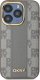 DKNY DKNY DKHMP14XPCPVSLE iPhone 14 Pro Max 6.7" beżowy/beige hardcase Leather Checkered Mono Pattern MagSafe 5
