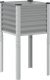 vidaXL vidaXL Donica ogrodowa, szara, 45x45x88 cm, stal 2
