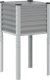 vidaXL vidaXL Donica ogrodowa, szara, 45x45x88 cm, stal 6