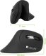 Mysz Techly Techly Myszka bezprzewodowa 2.4GHz RF USB pionowa 3200dpi optyczna 4