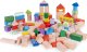 Ecotoys Drewniane klocki dla dzieci 100 szt. sorter wiaderko ECOTOYS 4