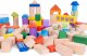 Ecotoys Drewniane klocki dla dzieci 100 szt. sorter wiaderko ECOTOYS 5